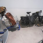 From Cebu to Kuala Lumpur My bike and luggage in the Kuala Lumpur airport.
