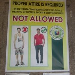 The Bloom Is Off the Rose The immigration office in Cebu is very friendly, but they do ask that you dress properly when you visit