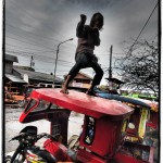 Traffic on the Road to Tacloban Tricycle Driver