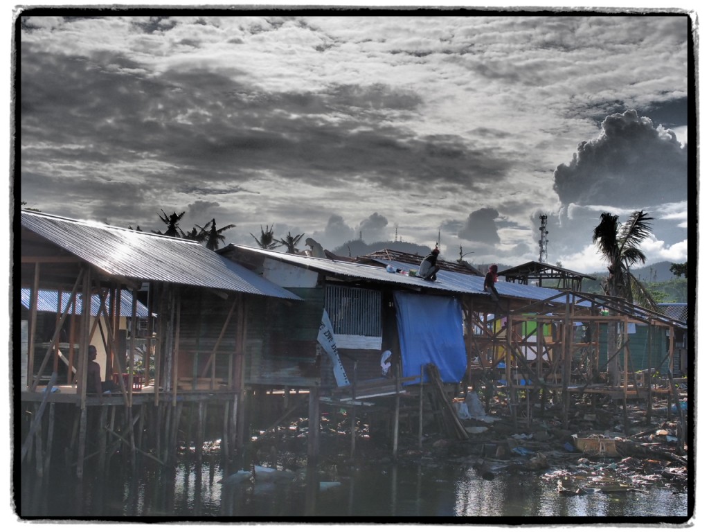 A set of new houses being rebuilt after super typhoon Yolanda