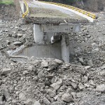 Bridge Destroyed by Typhoon Morakot
