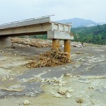Bridge Washed Away by Typhoon Marakot