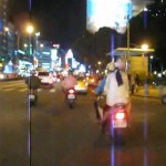 Driving a Scooter in Taipei