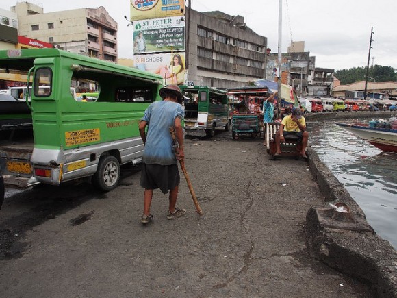 Jeepney Workers and Beggars Jeepneys