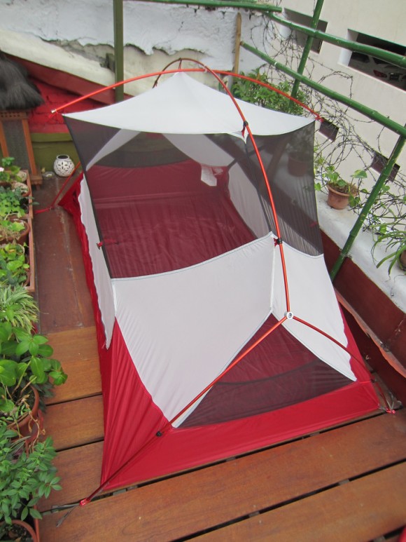Gear Talk – MSR Hubba Hubba NX and Thermarest Prolite MSR Hubba Hubba NX without the fly.