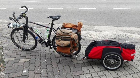 From Malaysia to Sumatra by Bicycle and Ferry Indonesia Galaxy 003