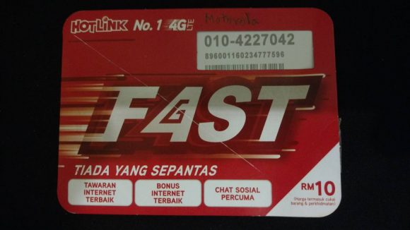 “Buy more credit! Buy more credit!” Hotlink Card