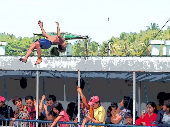 Enjoying the Breeze – Ferry Ride from Matnog to Allen Boy Doing a Backflip off a Ferry in Allen