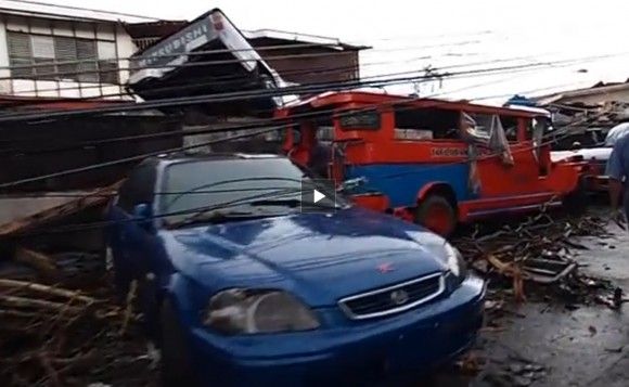 Video Post: Upturned Cars/Trucks after Super Typhoon Yolanda Cars and Trucks after Yolanda Video Still