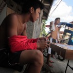 Waiting HIs Turn at Street Pool