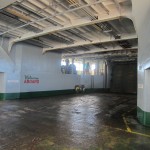 My Bike Secured in Place on the Ferry's Cargo Deck