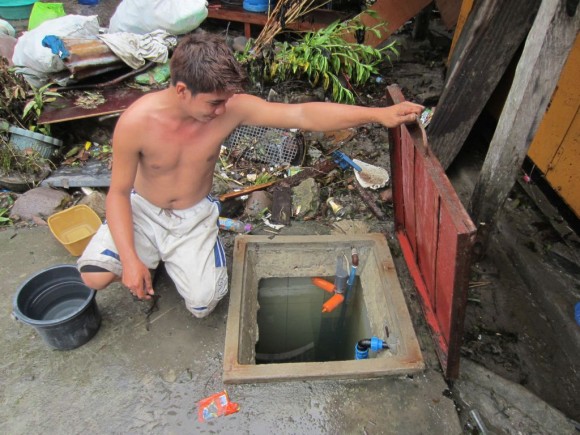 MSF and Antibiotics I don't know for sure, but it might have been water from this well that made me so sick.