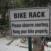A sign at a shopping mall in Cebu. 