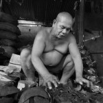 Making Charcoal in Tacloban