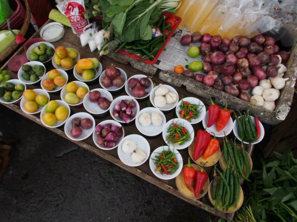 Reality TV in Tacloban Market Produce in Tacloban