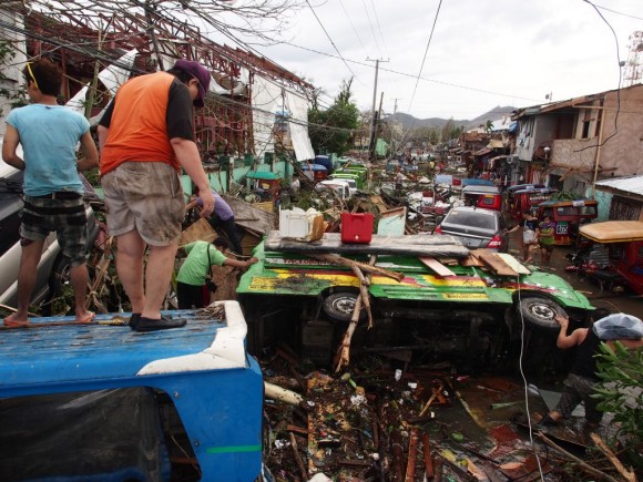 Super-Typhoon Yolanda – My First Three Days St. Nino Street in Tacloban City