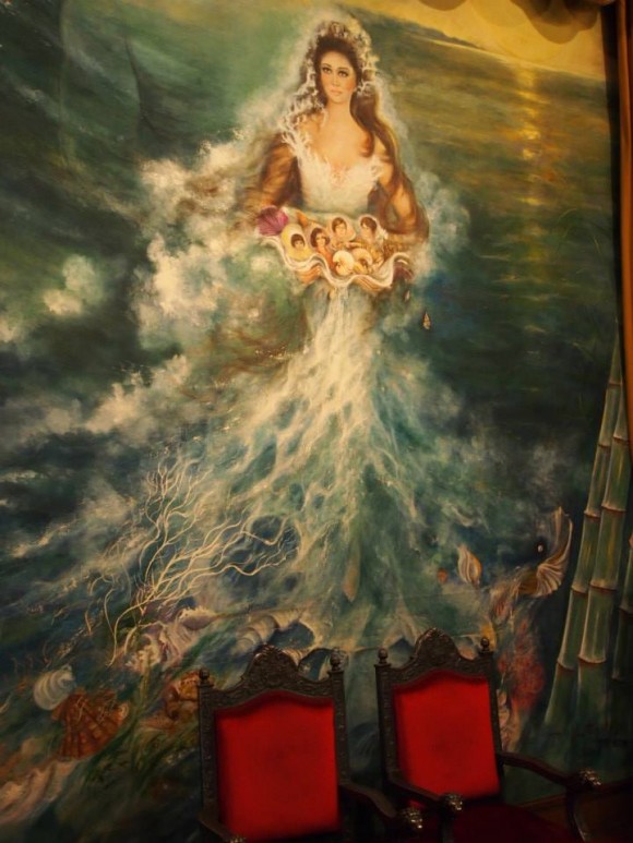 St. Nino Shrine and Heritage Museum in Tacloban Painting of Imelda Marcos
