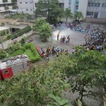 Fire Extinguisher Practice at a School in Taipei