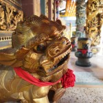 A Guardian Lion at a Temple on Route 106 Between Taipei and Pingxi