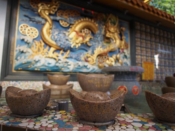 Water Fountain at a Temple in Taiwan